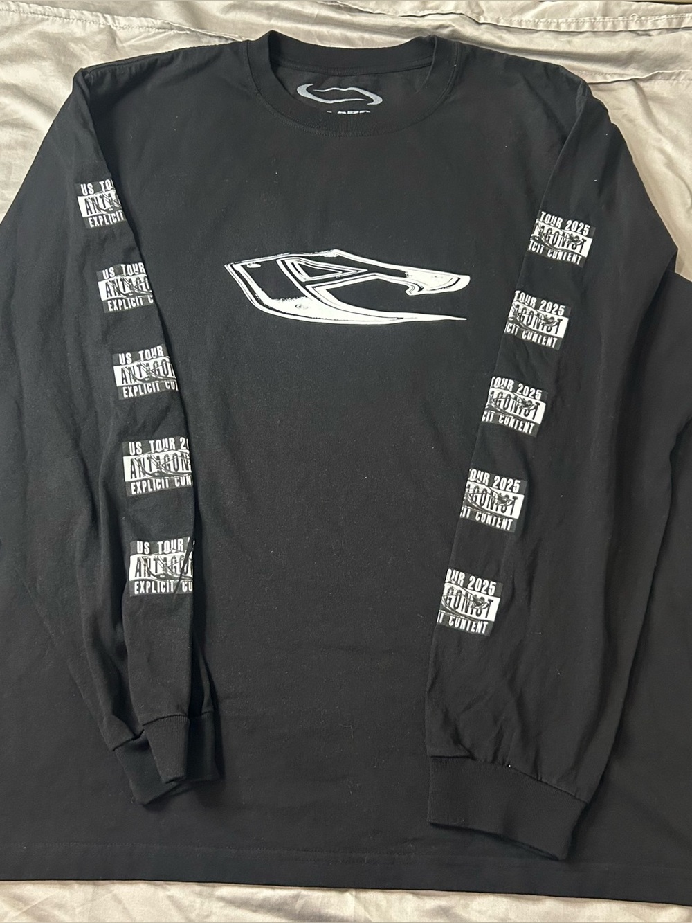 Playboi Carti "Antagonist Dagger" long sleeve t-shirt 2025 tour
